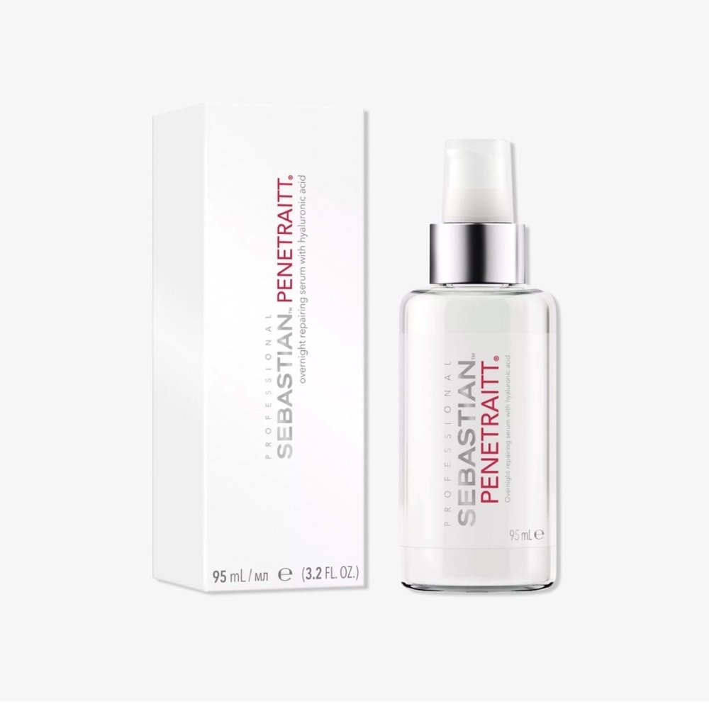 Sebastian Penetraitt Overnight Hair Repair Serum with Hyaluronic Acid- 3.2 fl oz
